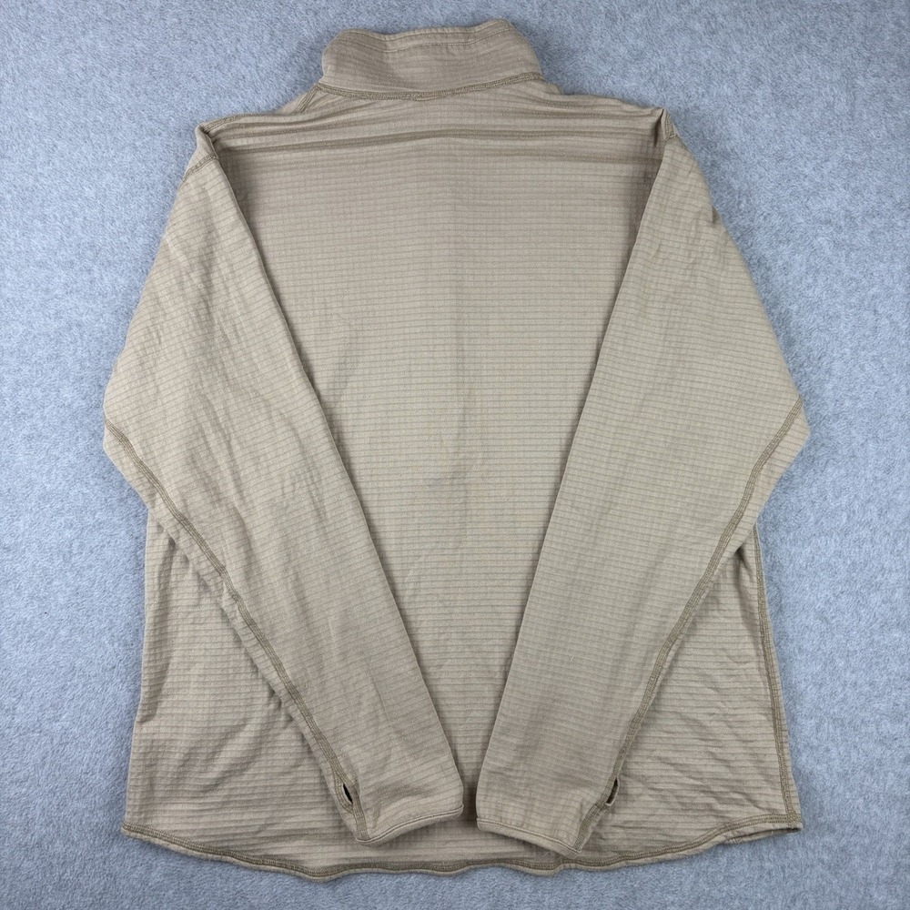 USMC FROG Pullover Mens XL Tan Flame Resistant Polartec 1/2 Zip Grid Fleece USA - Picture 6 of 8